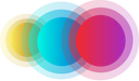 Three colorful circles